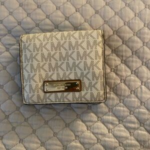 Michael Kors Cream Logo Wallet